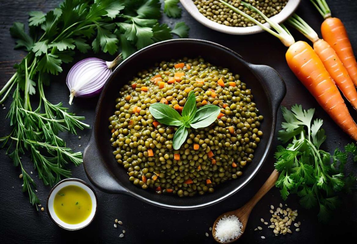 Lentilles vertes : un accompagnement savoureux et sain à découvrir