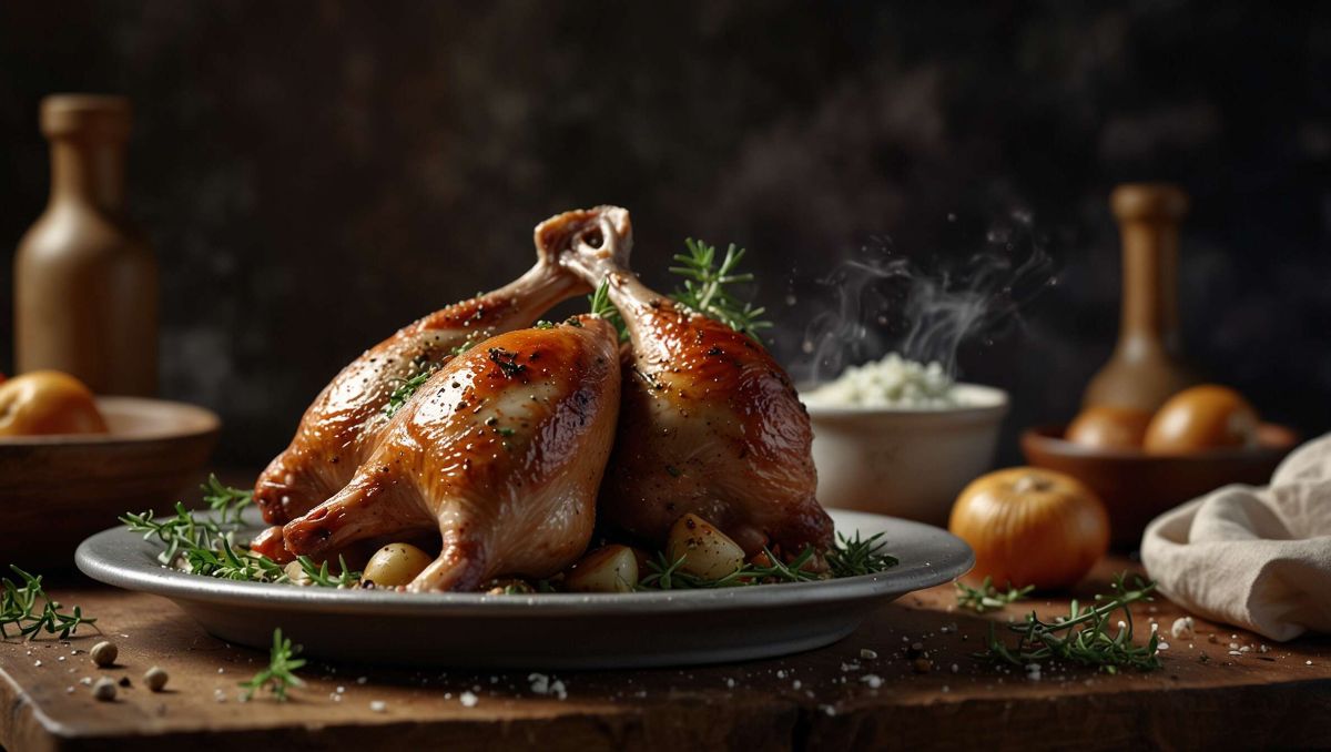 Recette de manchons de canard au four