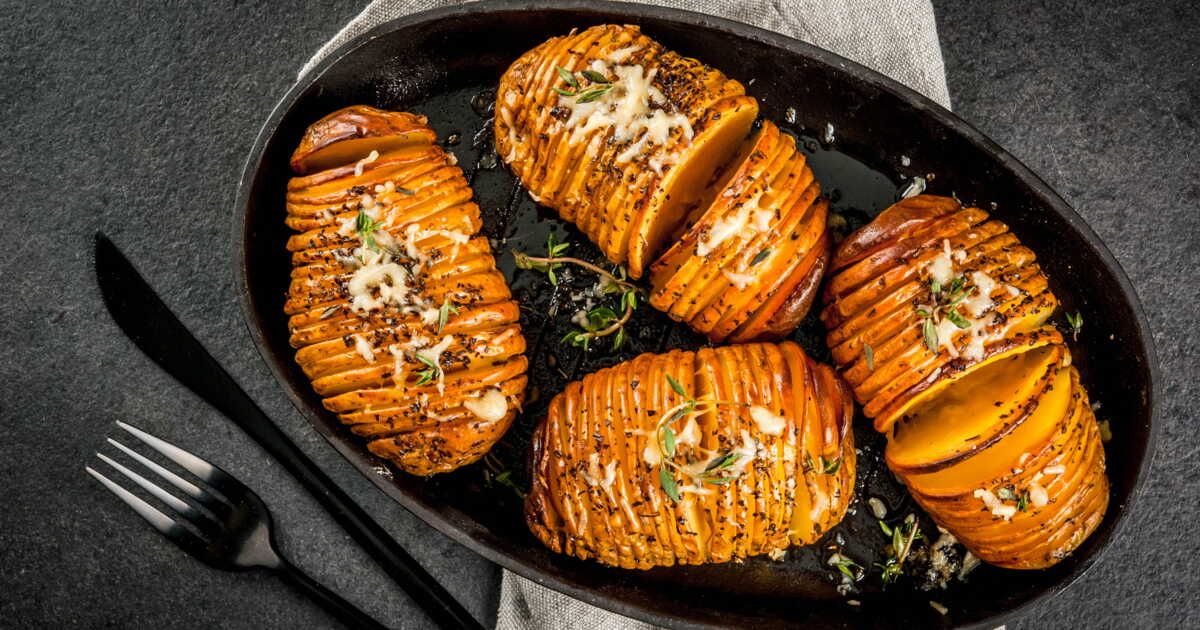Savourez la butternut façon hasselback au parmesan : un régal simple pour toute la famille