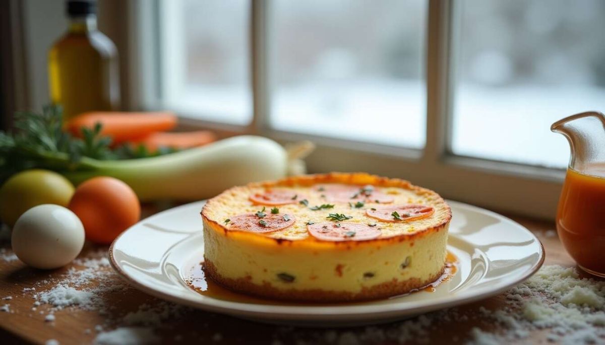 Découvrez notre flan léger aux légumes d'été, prêt en un rien de temps