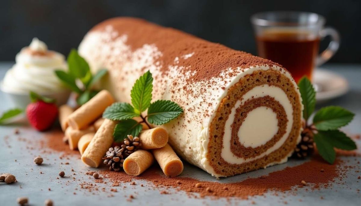 La bûche tiramisu : un délice facile à réaliser