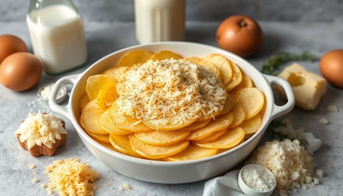 Savoureux gratin de pommes de terre léger : recette sans crème