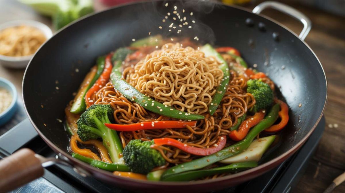 Savourez un wok de légumes croquants en un rien de temps