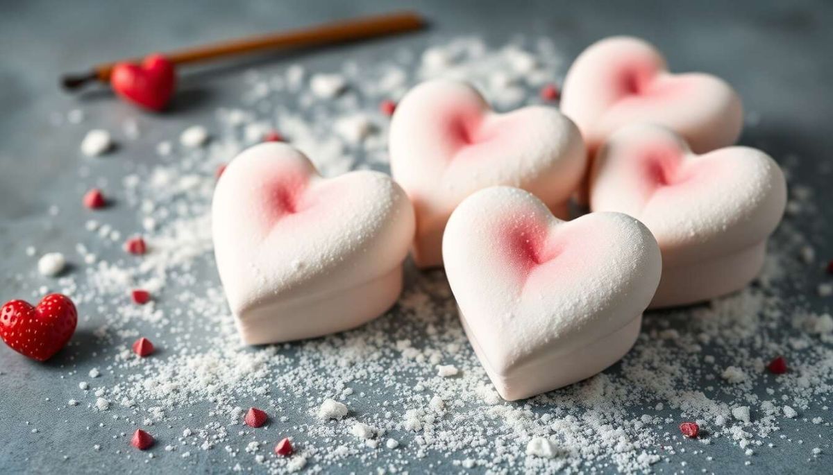 Des cœurs en guimauve qui font fondre les papilles