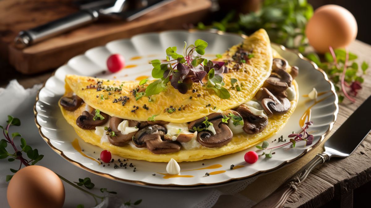 L'omelette aux champignons de Philippe Etchebest : un classique revisité avec finesse