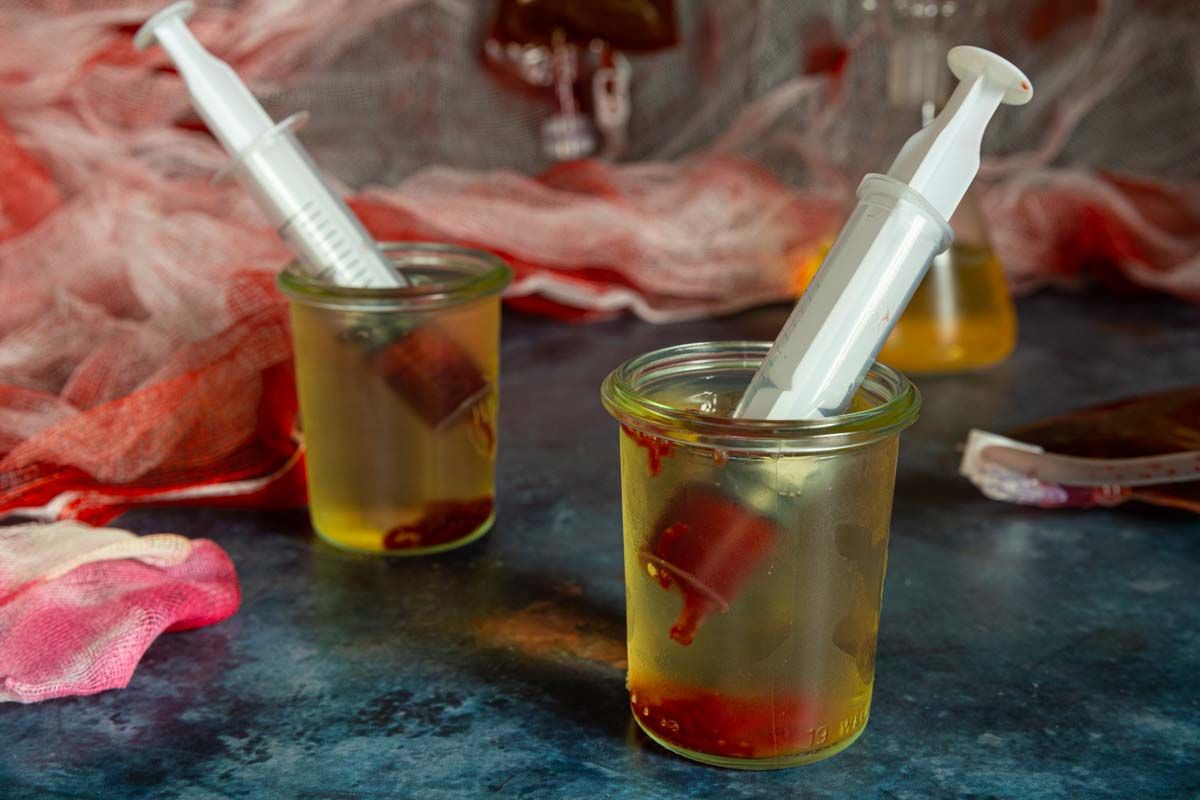 Cocktail Sang de Dragon pour Halloween