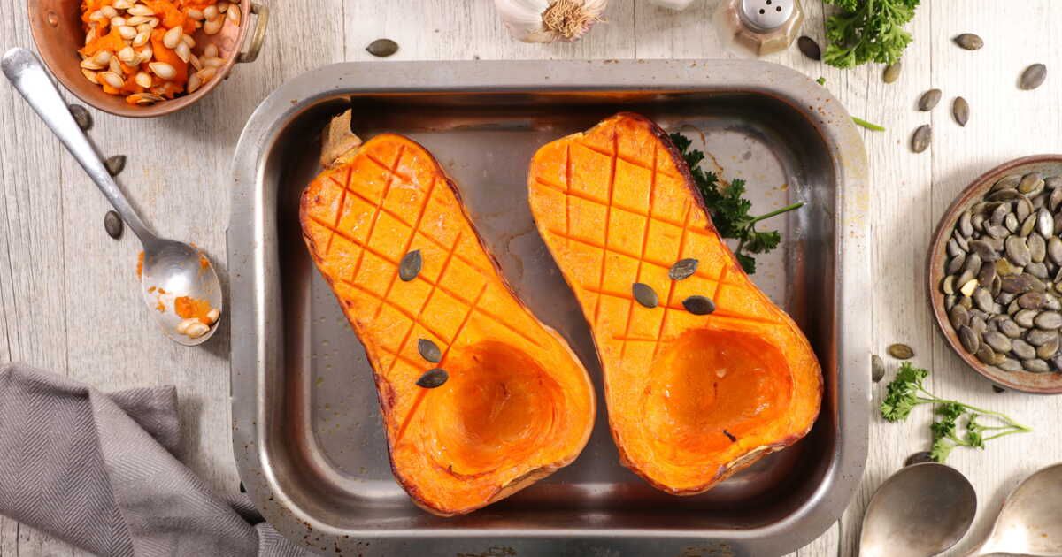 Une recette innovante de butternut farcie : riz, noix de cajou et feta selon une diététicienne