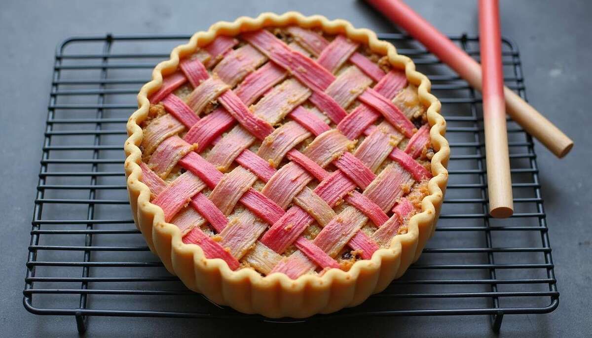 Tarte à la rhubarbe : un dessert frais et savoureux