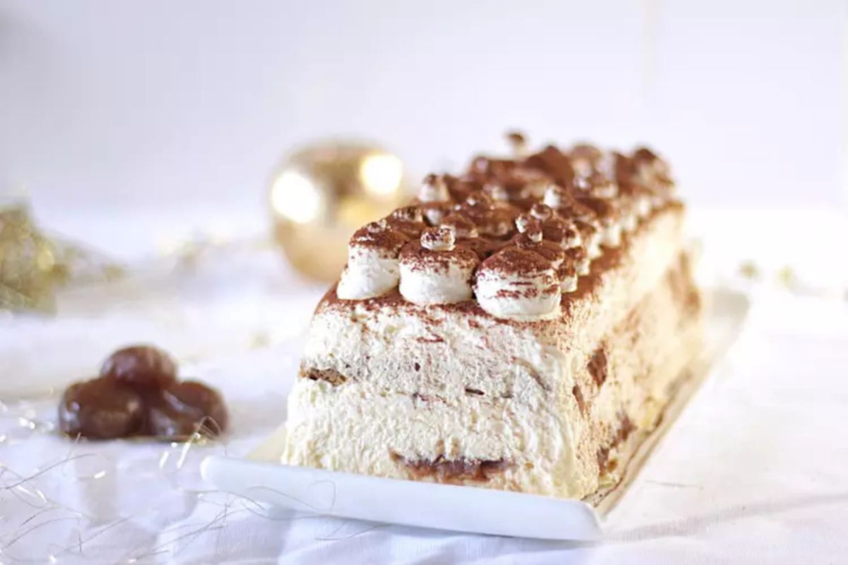 la bûche tiramisu sans cuisson pour un noël gourmand