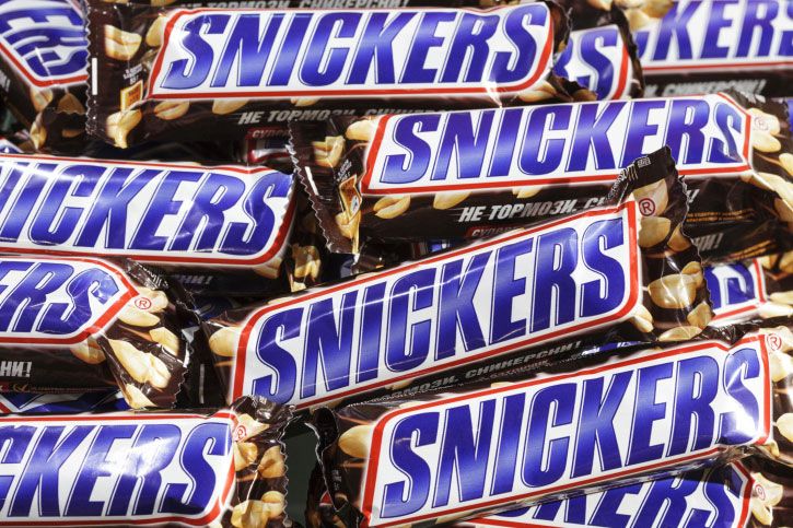 Rappel massif de barres chocolatées Mars et Snickers