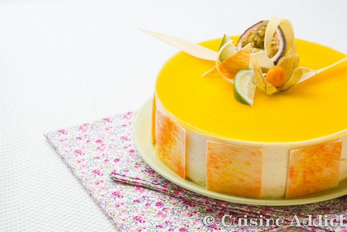 Cheesecake Combava/Coco, Mousse Mangue & Crémeux Passion