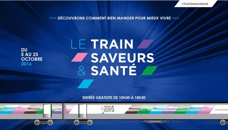 Le train Expo sensations gourmandes se met en route