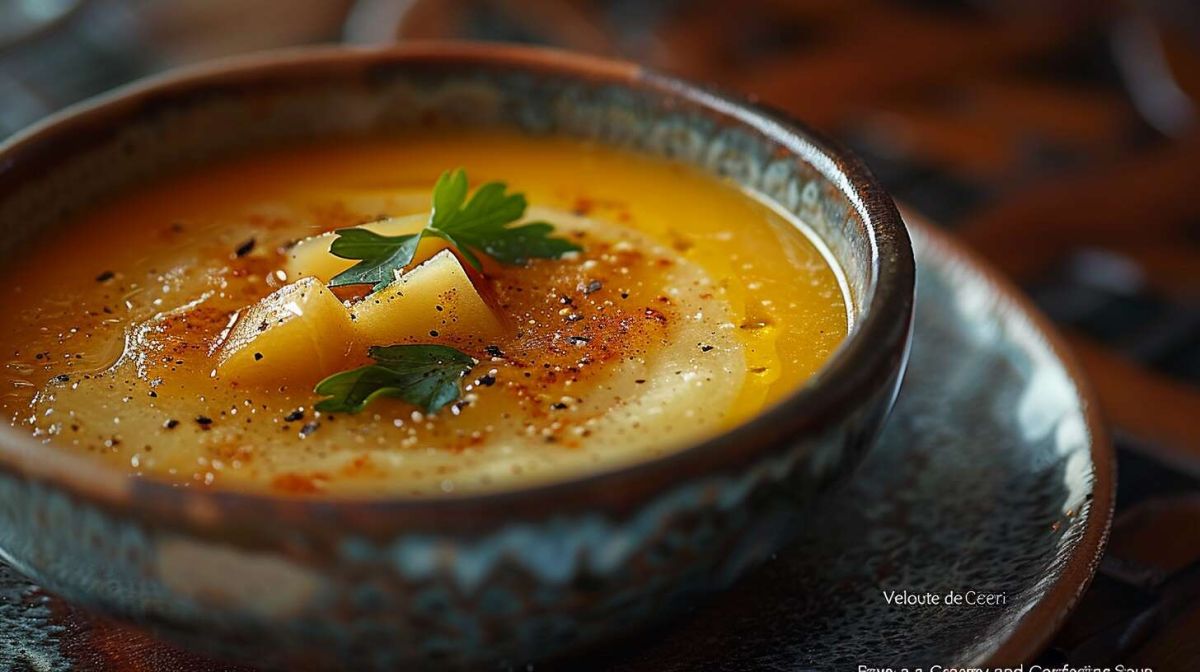 Velouté de céleri-rave : une soupe réconfortante à découvrir