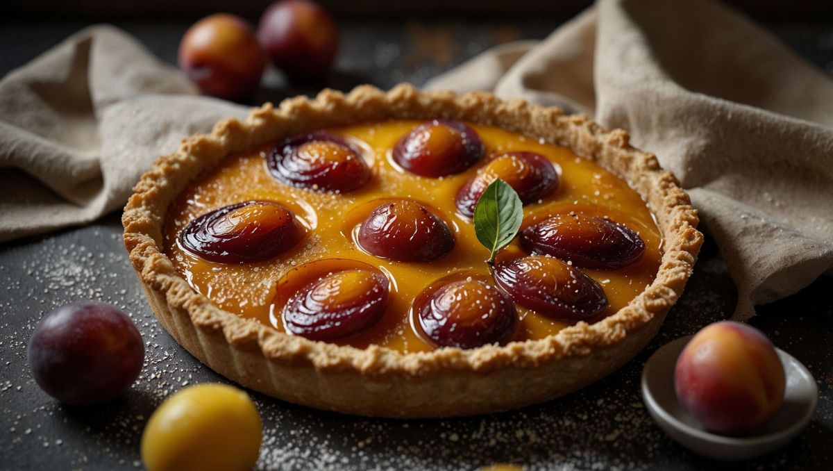 Une tarte aux mirabelles qui fait chanter le printemps