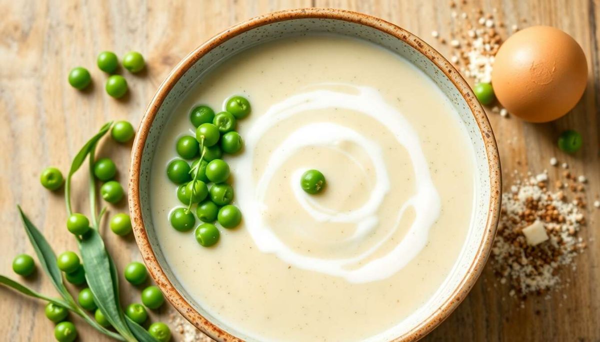 Un velouté de petits pois crémeux pour vos repas gourmands
