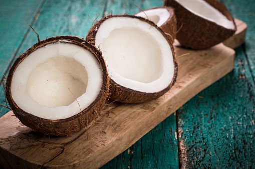 Zoom sur le yaourt au lait de coco