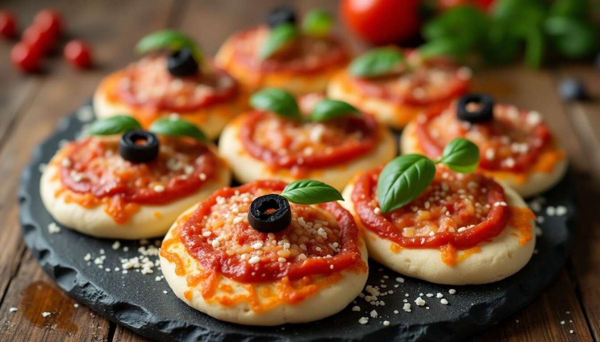 Des mini-pizzas effrayantes pour un Halloween savoureux