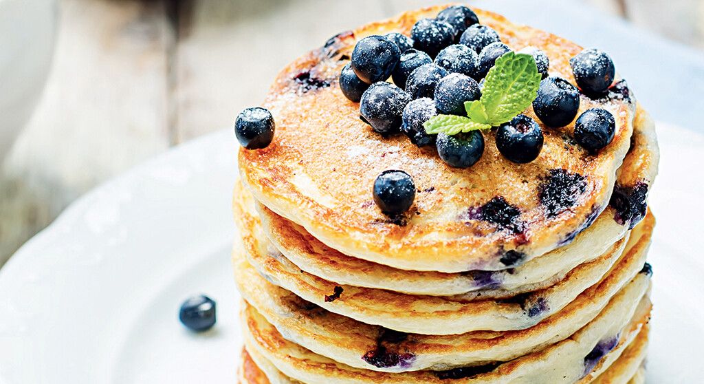 Recette : pancakes à la myrtille