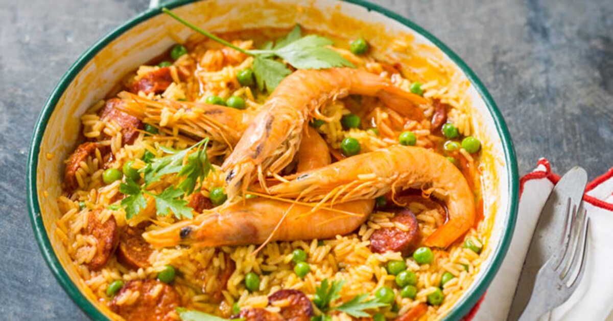 la paella de gambas qui réveille vos papilles en un temps record