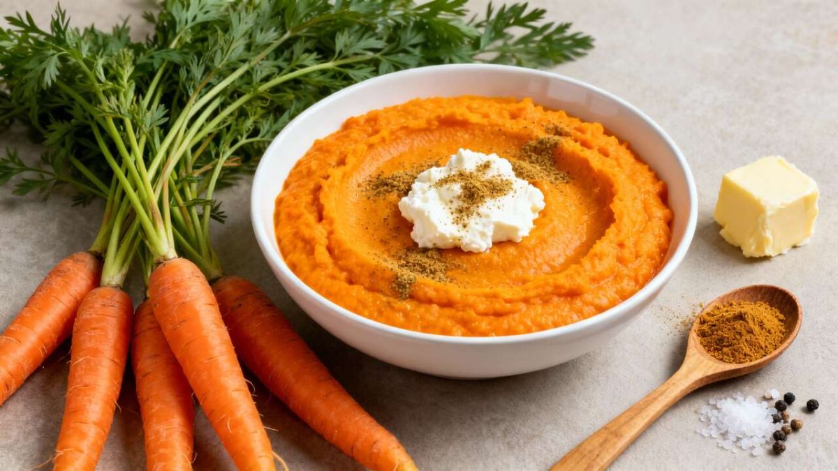 Une purée de carottes au cumin qui réveille les papilles
