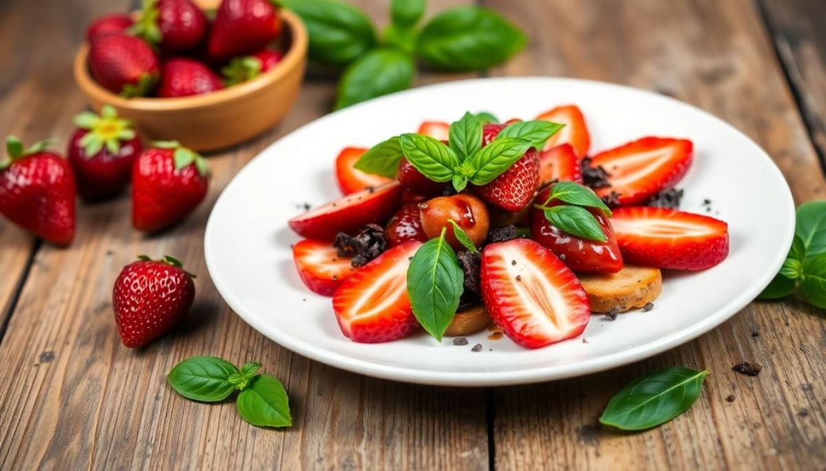 Une salade de fraises au basilic pour sublimer vos journées d'été