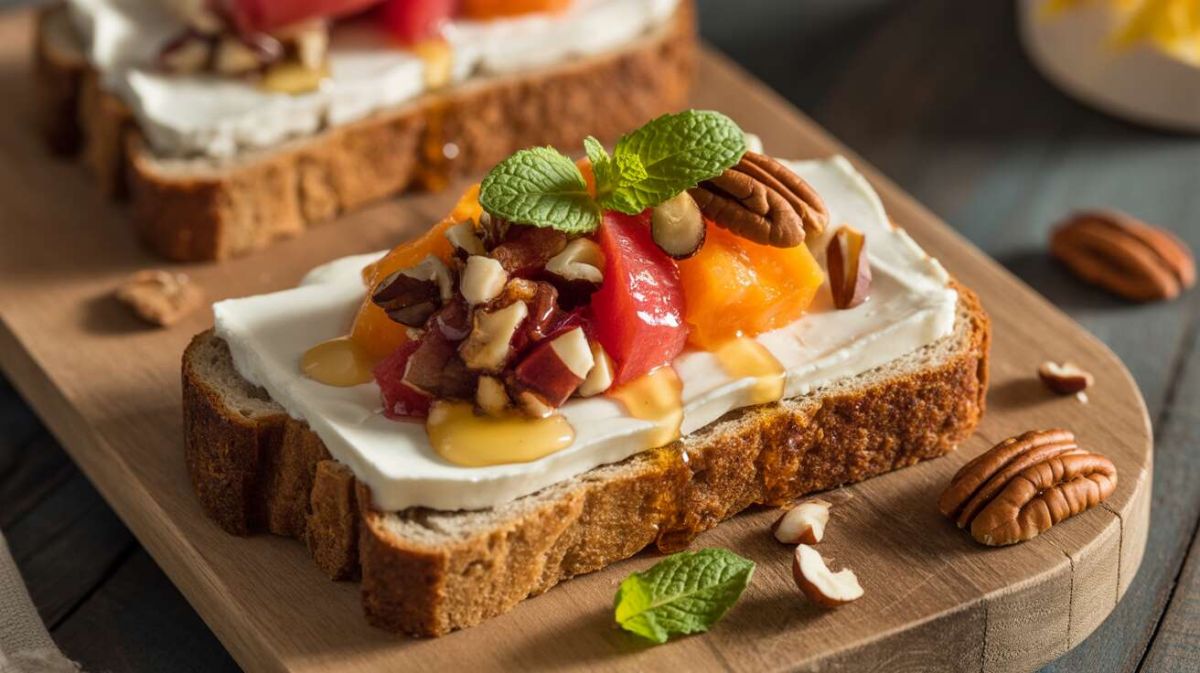 Une tartine fruitée pour un moment de douceur