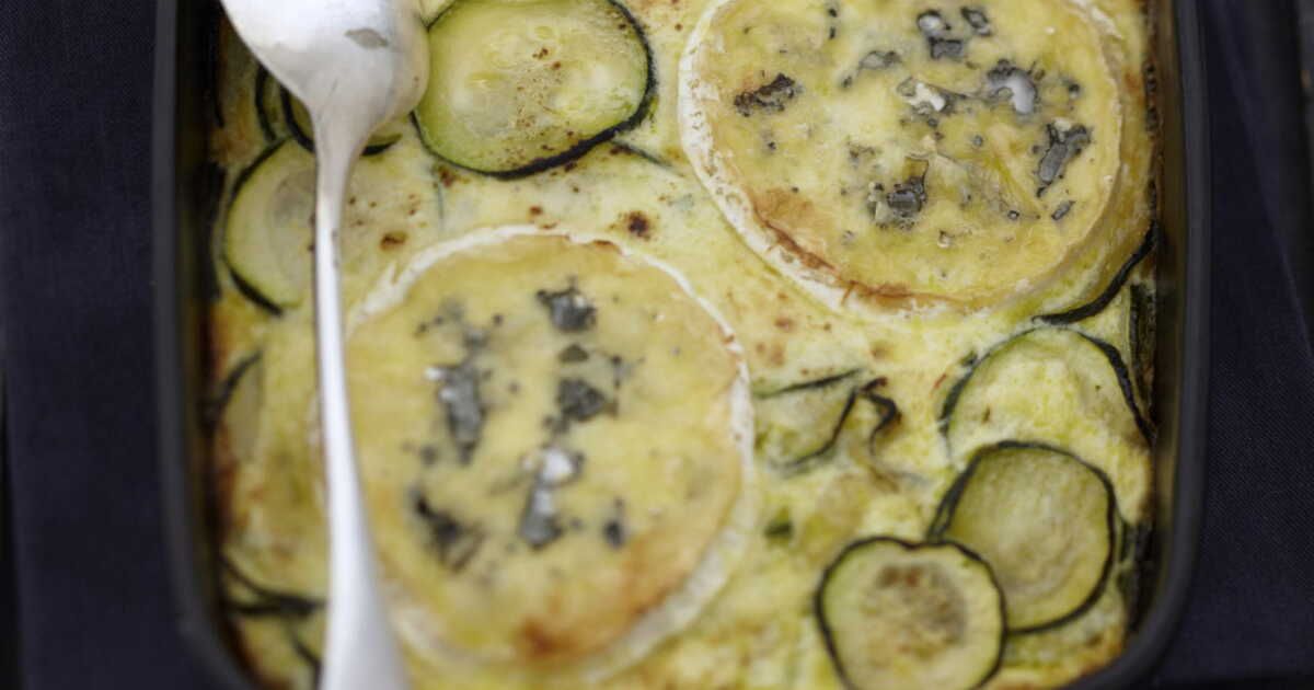 Délicieux gratin de courgettes au fromage bleu : une recette réconfortante