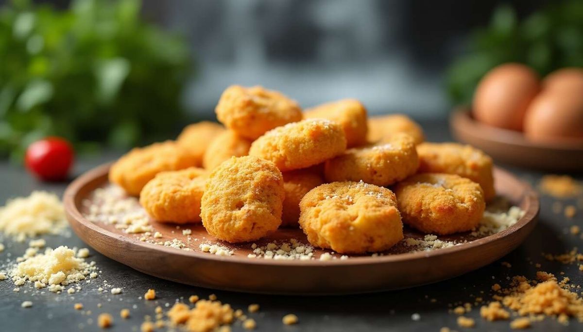 Savourez des nuggets de poulet croustillants au four