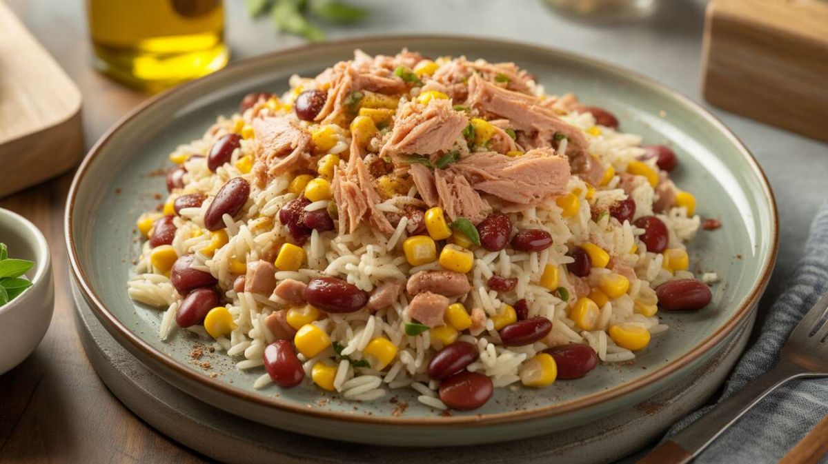 Une salade de riz express pour des journées estivales réussies
