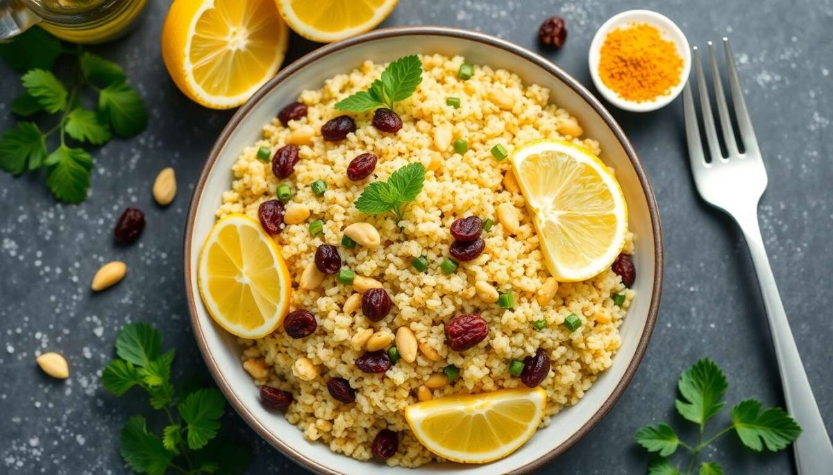 Savourez une salade de quinoa au citron pour un déjeuner revitalisant