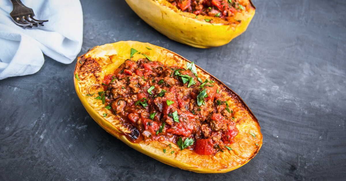 la courge spaghetti revisitée : une bolognaise légère et gourmande