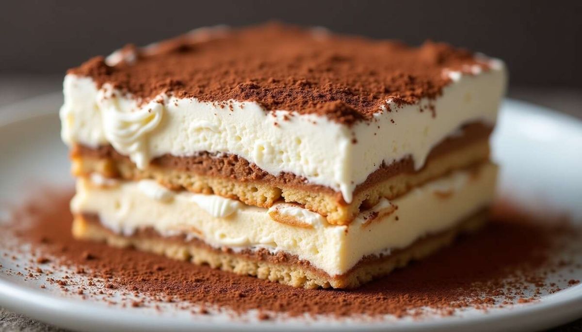 Tiramisu revisité : une douceur sans mascarpone