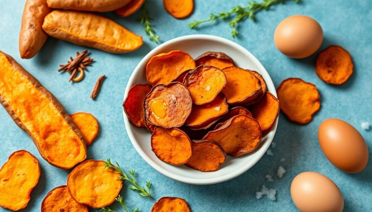 Des chips de patate douce au four, un goût irrésistible et sain