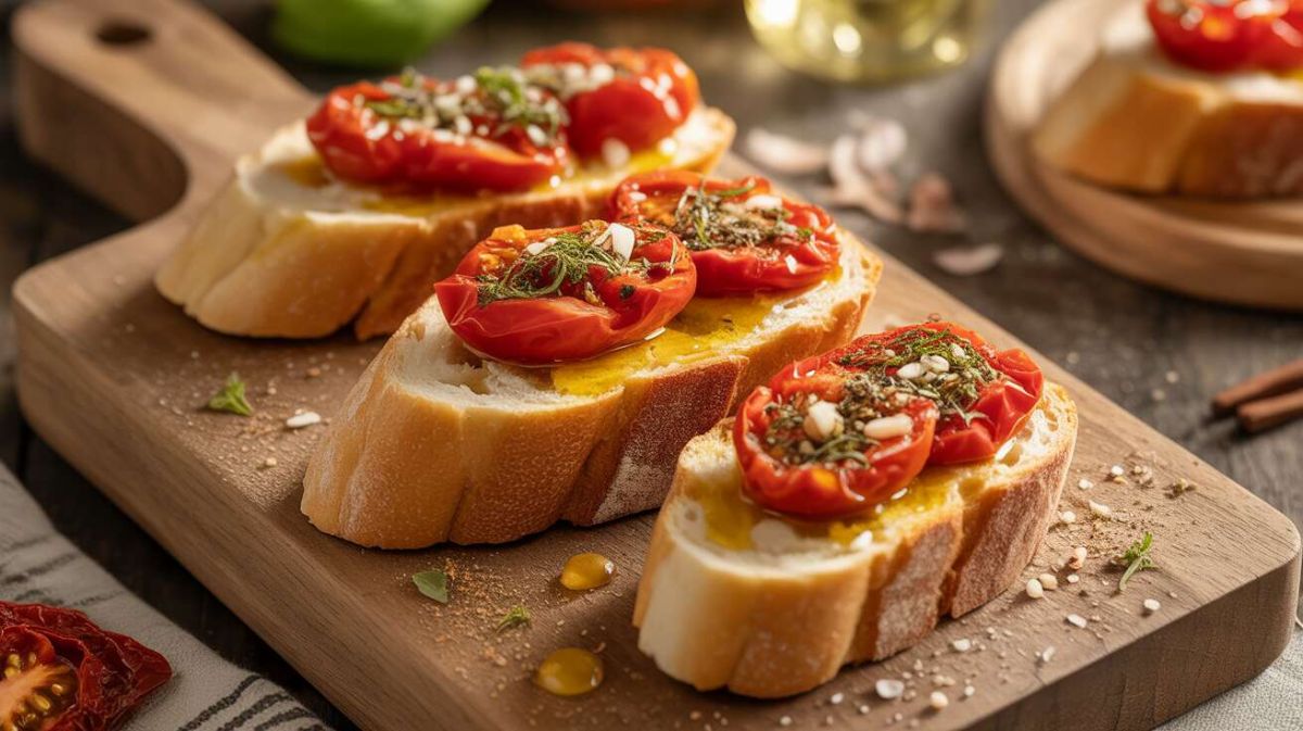 Bruschetta tomates-basilic : une recette express pour un apéritif savoureux