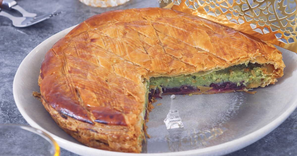 Une galette des rois à la pistache pour des fêtes délicieusement réinventées