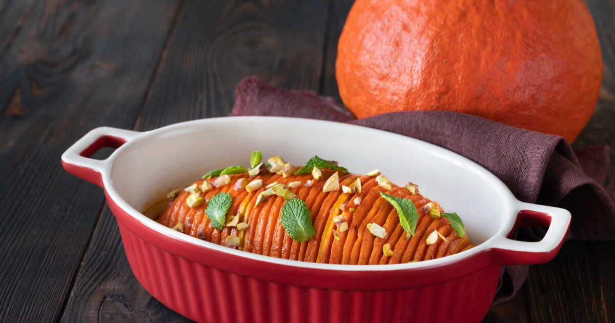 Butternut hasselback à la feta : une douceur automnale irrésistible