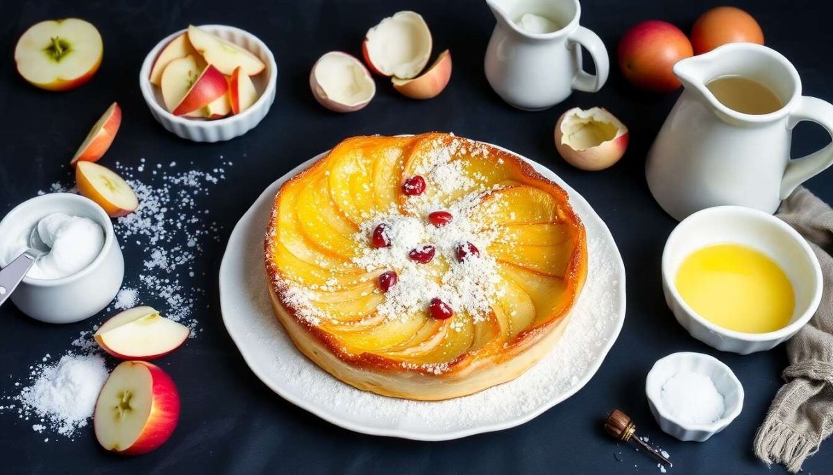 Un clafoutis aux pommes réconfortant en un rien de temps