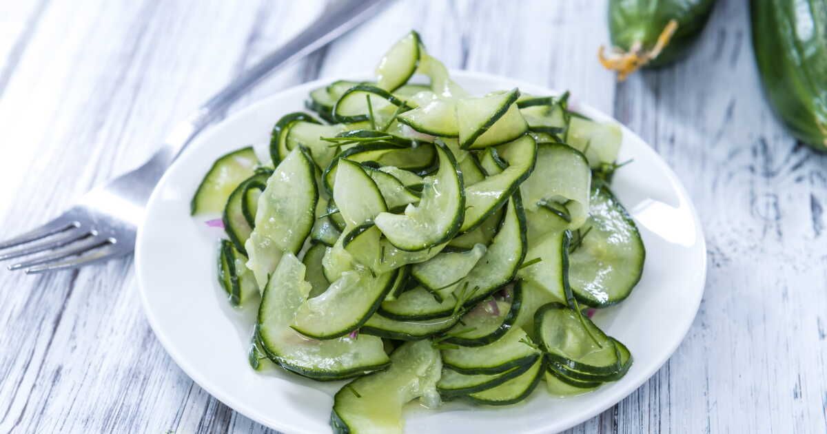 La recette estivale de la salade de concombre de Laurent Mariotte