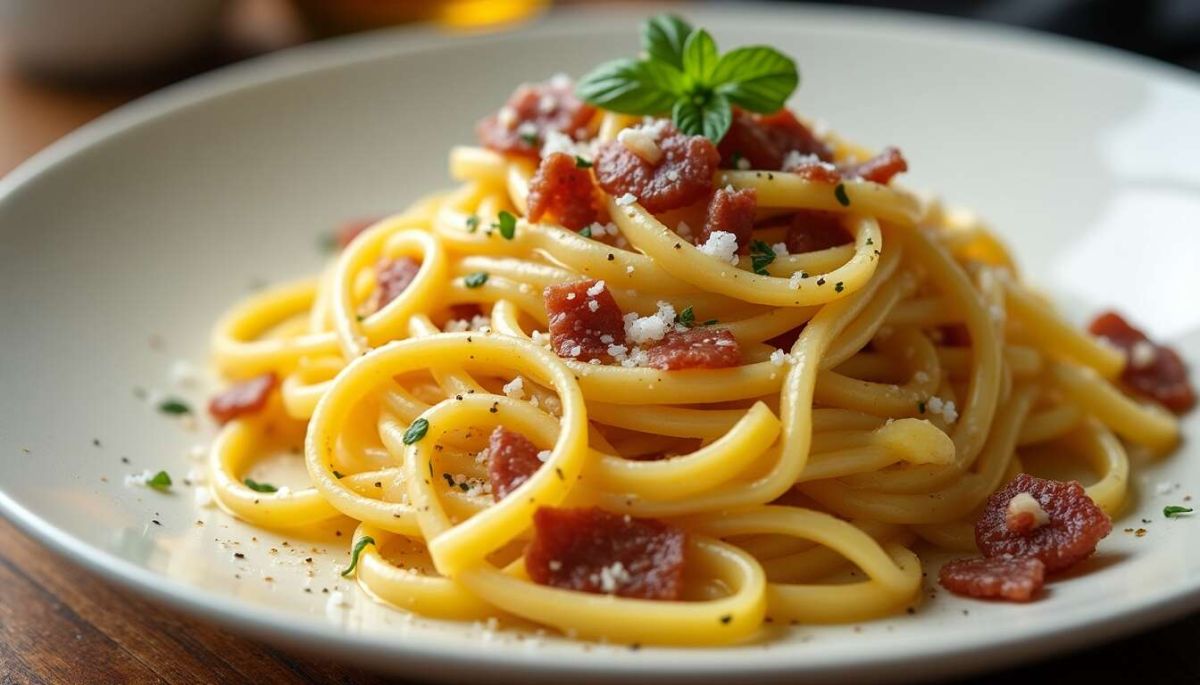 Découvrez comment préparer des tagliatelles à la carbonara crémeuse à la perfection