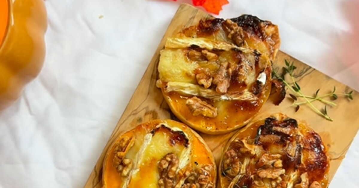 Savourez des pavés de butternut en un rien de temps : la recette au brie, noix et miel