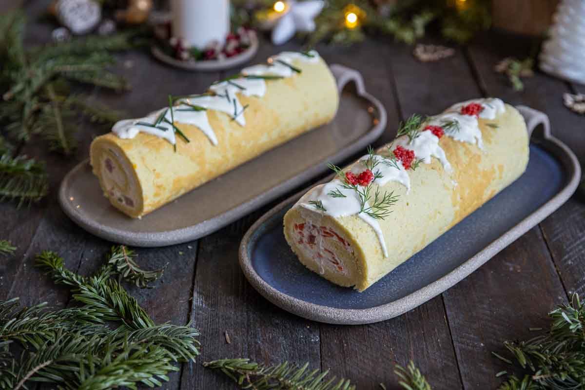 Une bûche salée pour des fêtes inoubliables
