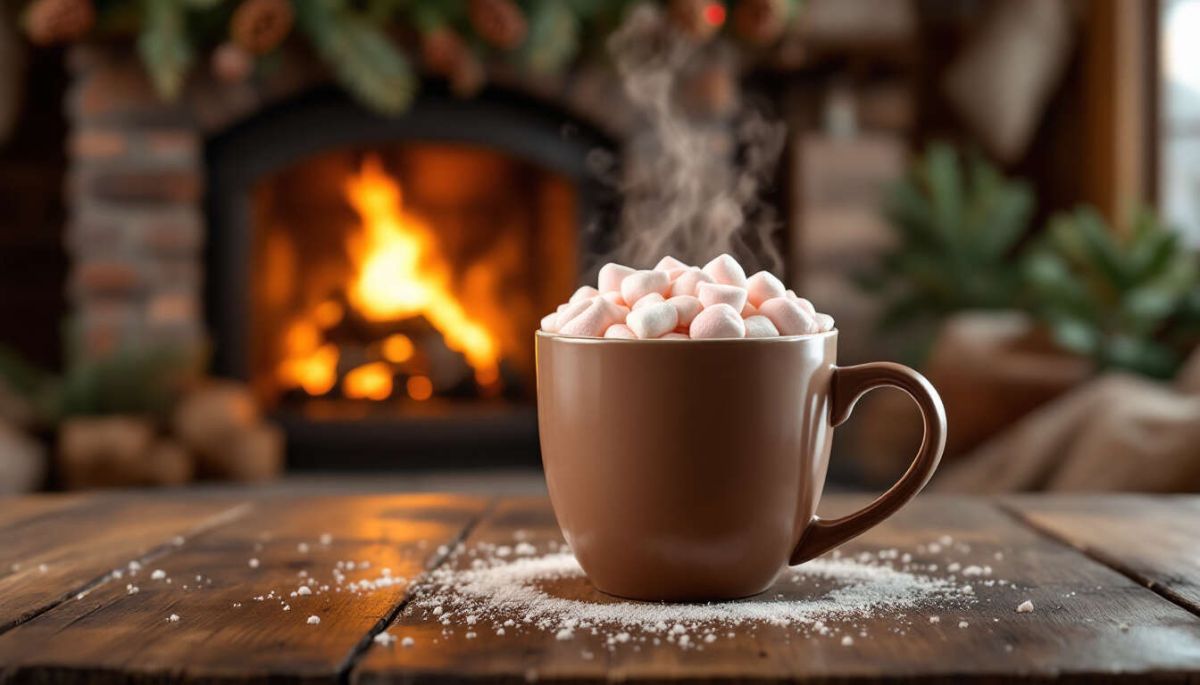 Retrouvez la magie de Noël avec ce chocolat chaud au chamallow