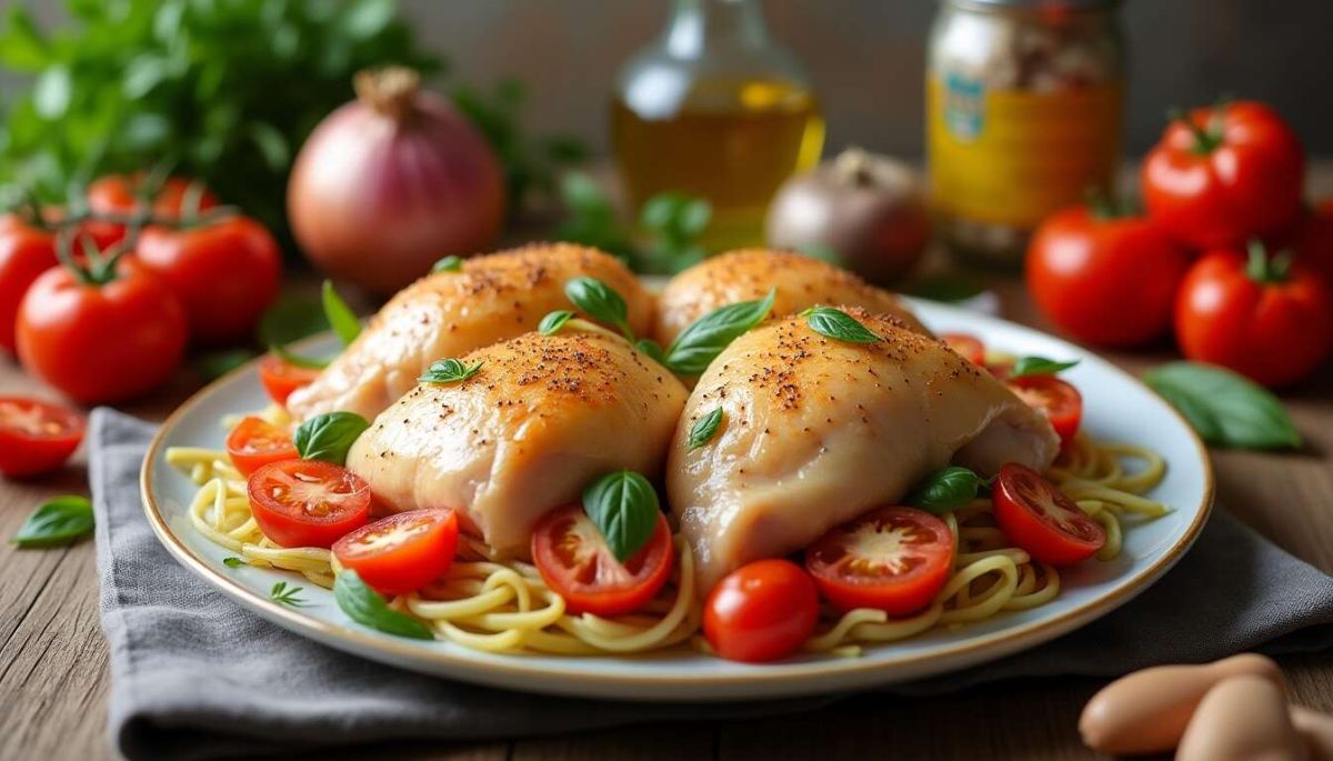 Découvrez comment préparer un poulet basquaise savoureux avec le Cookeo