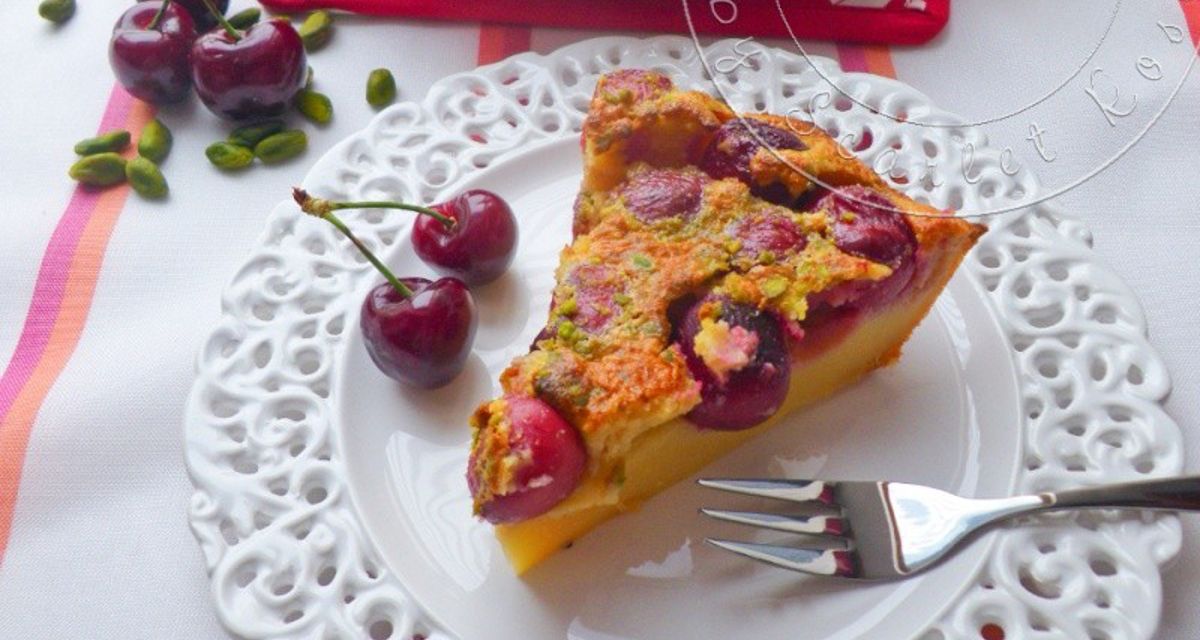 Clafoutis aux Cerises et Crème de Calissons